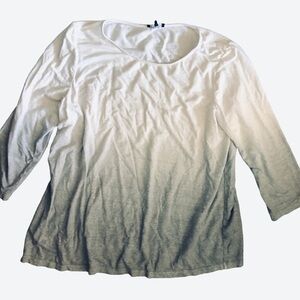 Lafayette 148 NY ombre linen shirt
